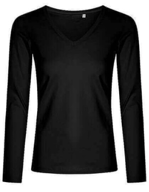 XO1560 Women´s V-Neck T-Shirt Longsleeve - Reklamnepredmety