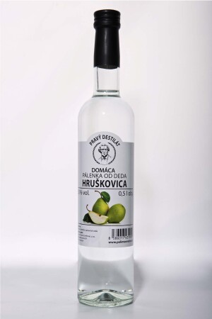 Domáca pálenka od deda - Hruškovica 50%, 500 ml - Reklamnepredmety