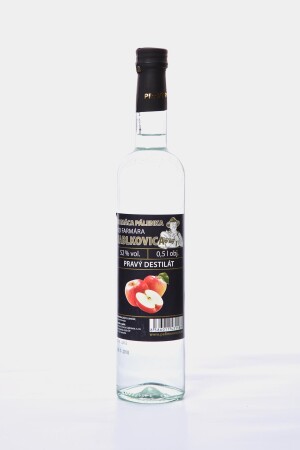 Hausgemachter Schnaps von FARMÁR - Apfelschnaps 52 %, 500 ml - Reklamnepredmety