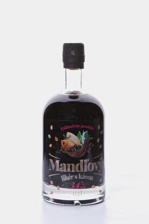 Mandellikör mit Kaffee 34 %, 500 ml