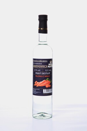 Hausgemachter Schnaps von FARMÁR - Karottenschnaps 52 %, 500 ml - Reklamnepredmety