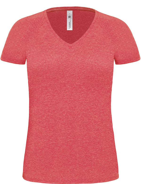B&C | Damen Medium Fit V-Neck T-Shirt