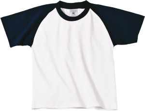 B&C | Kinder Raglan Kontrast T-Shirt - Reklamnepredmety
