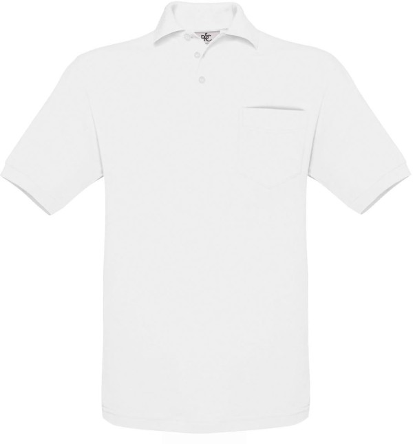 B&C | Piqué Polo mit Brusttasche