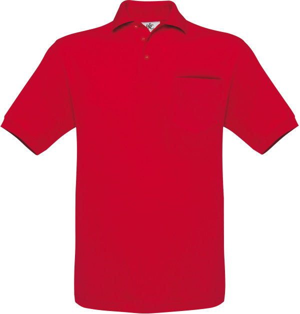 B&C | Piqué Polo mit Brusttasche