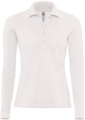 B&C | Damen Piqué Polo langarm - Reklamnepredmety