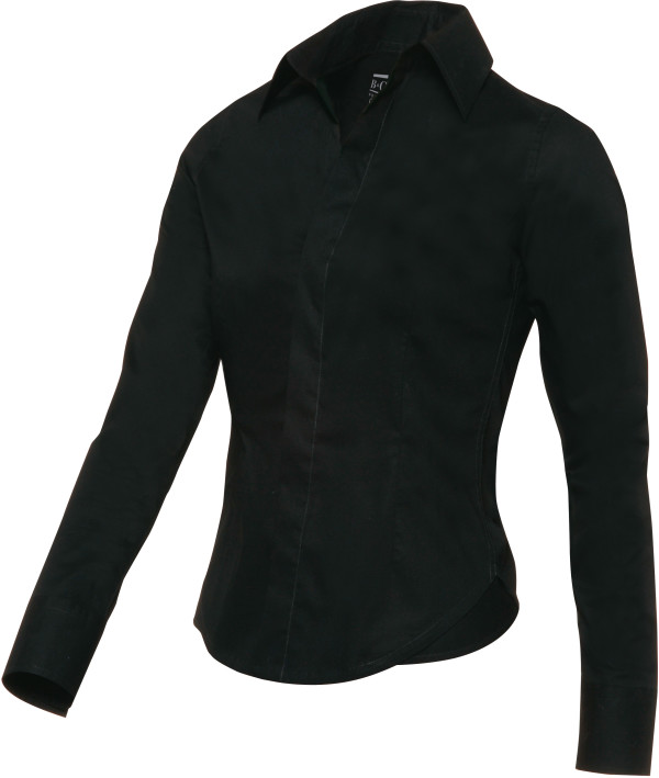 Stretch Bluse Langarm