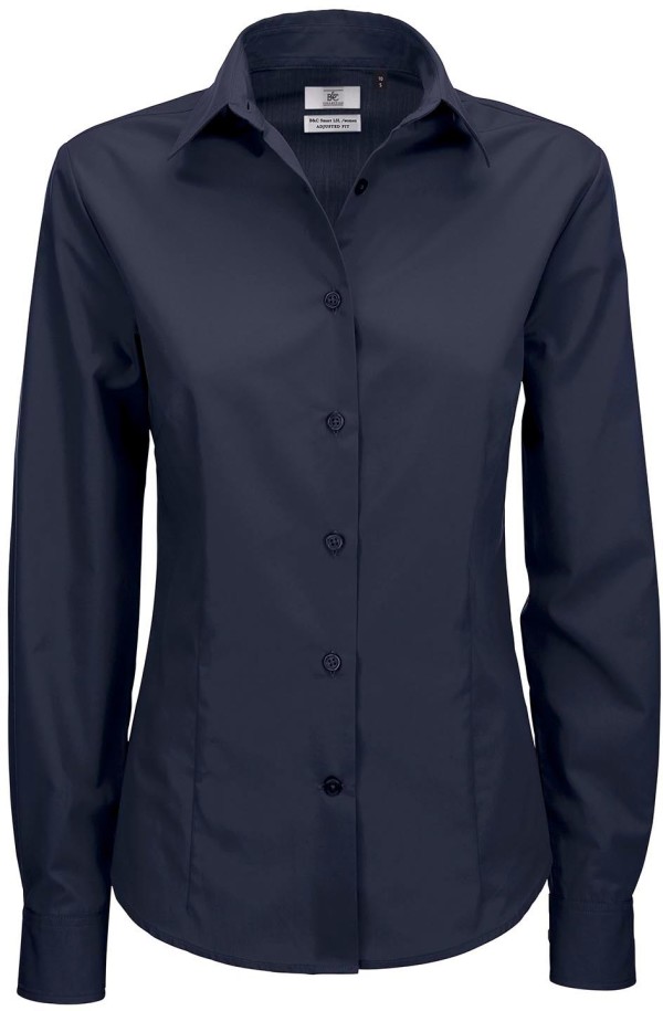 Mix Popeline Bluse langarm