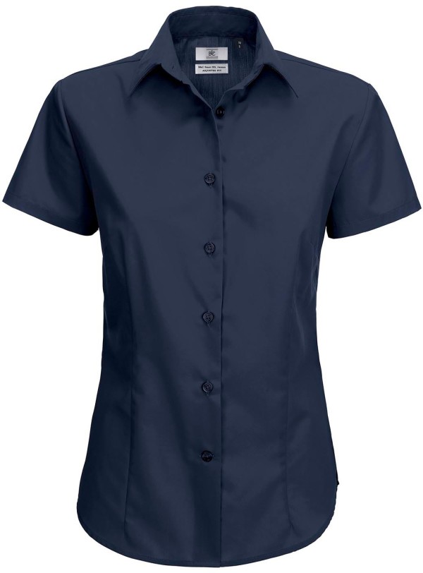 Mix Popeline Bluse kurzarm