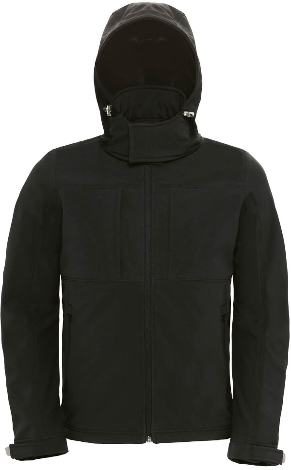 Herren Kapuzen 3-Lagen Softshell Jacke