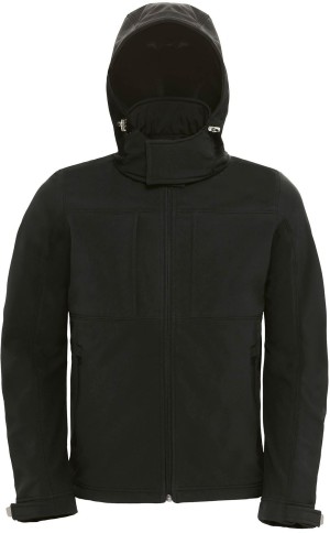 Herren Kapuzen 3-Lagen Softshell Jacke - Reklamnepredmety