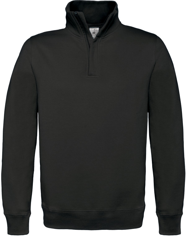 Sweater mit 1/4 Zip