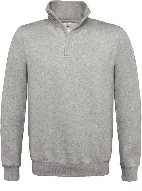 Sweater mit 1/4 Zip
