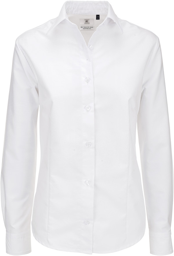 Oxford Bluse langarm