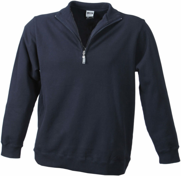 Sweater mit 1/4 Zip