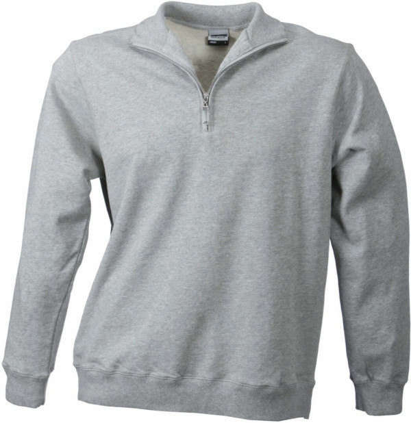 Sweater mit 1/4 Zip
