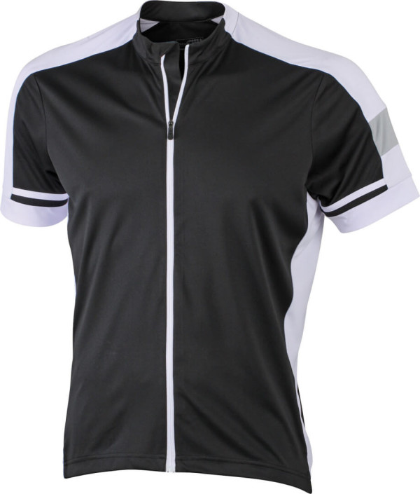 Herren Rad Shirt mit Zip