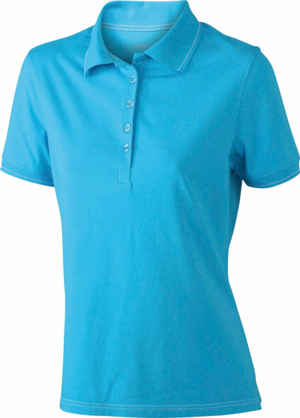 Damen Jersey Stretch Polo