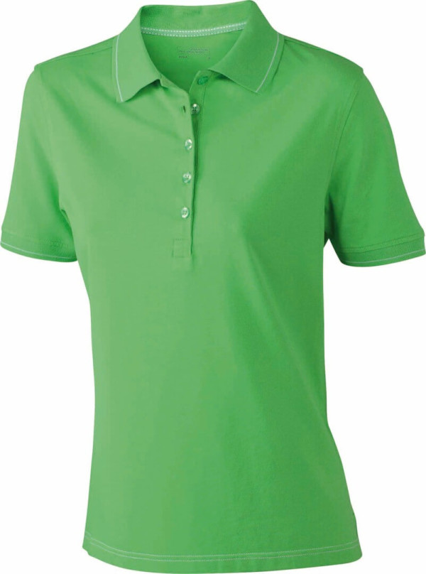 Damen Jersey Stretch Polo