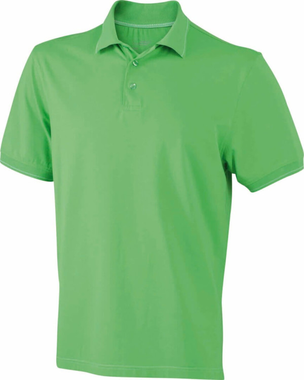 Herren Jersey Stretch Polo