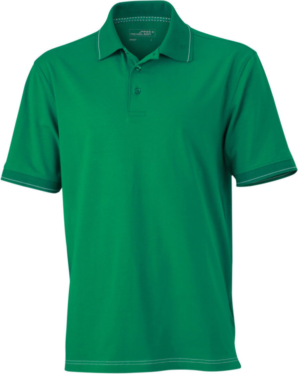 Herren Jersey Stretch Polo