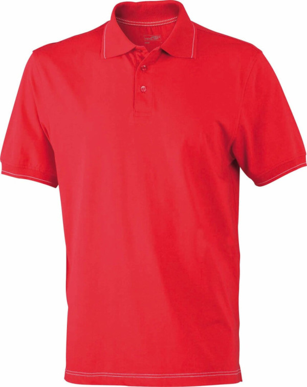 Herren Jersey Stretch Polo
