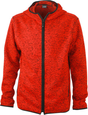 Herren Strick Fleece Kapuzen Jacke - Reklamnepredmety
