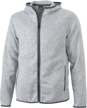 Herren Strick Fleece Kapuzen Jacke - Reklamnepredmety