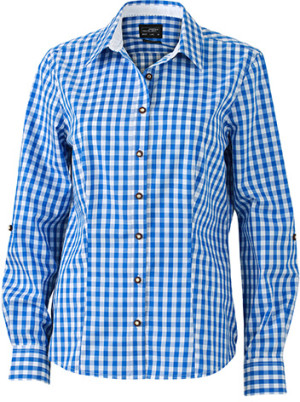 Karo Popeline Trachten Bluse - Reklamnepredmety