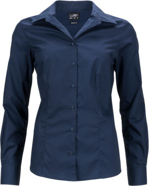 Popeline Business Bluse langarm - Reklamnepredmety