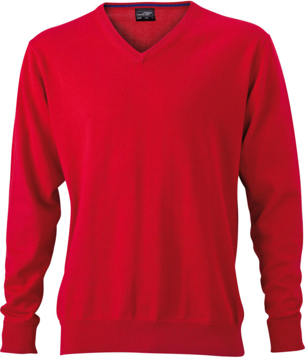 Herren V-Neck Pullover