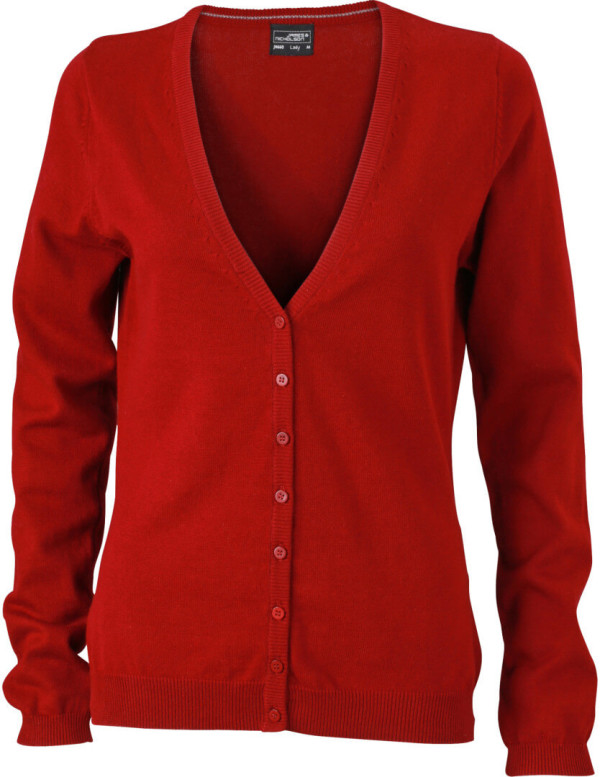 Damen V-Neck Cardigan