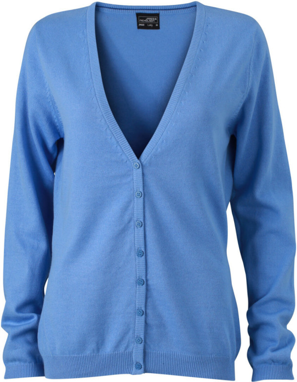 Damen V-Neck Cardigan