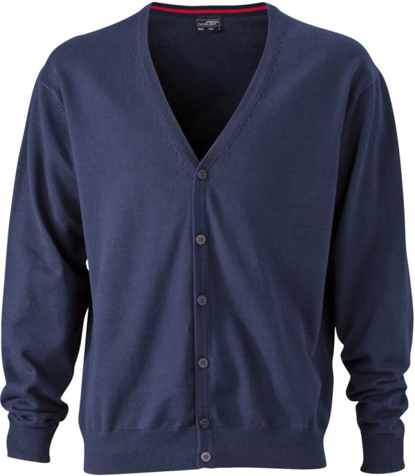 Herren V-Neck Cardigan