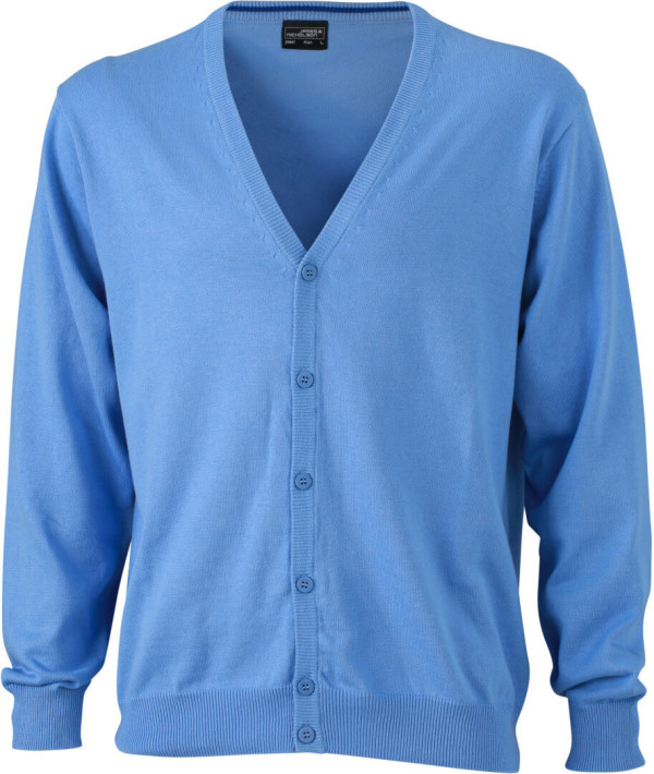 Herren V-Neck Cardigan