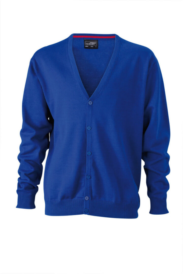 Herren V-Neck Cardigan
