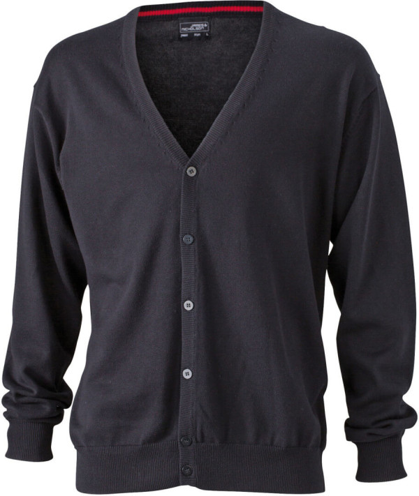 Herren V-Neck Cardigan