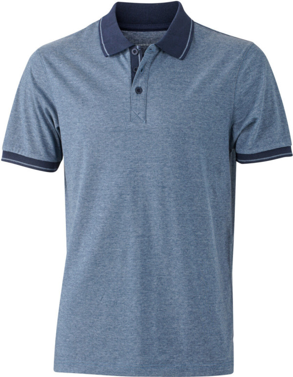 Herren Jersey Heather Polo