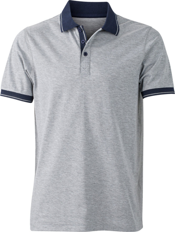 Herren Jersey Heather Polo