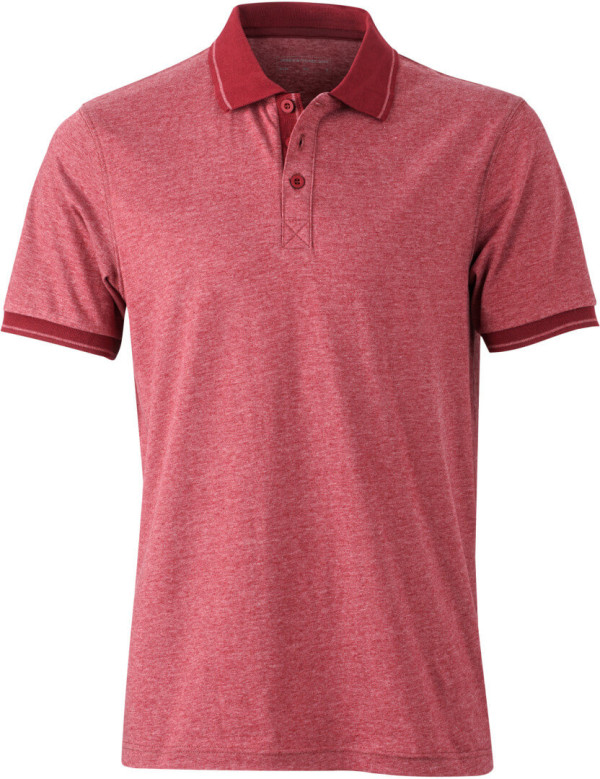 Herren Jersey Heather Polo