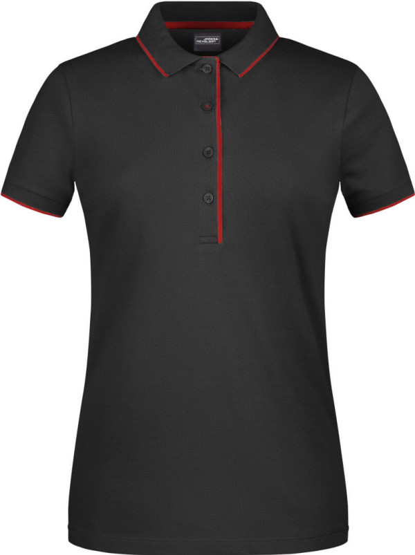 Damen Piqué Polo Stripe