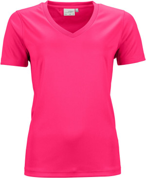 Damen V-Neck Sport T-Shirt - Reklamnepredmety