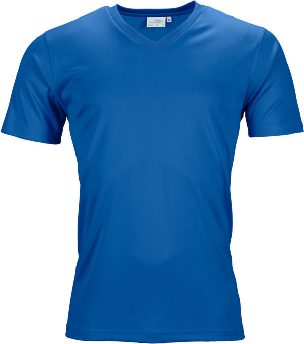 Herren V-Neck Sport T-Shirt