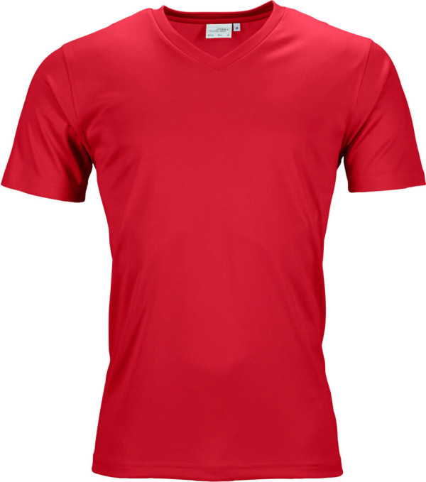 Herren V-Neck Sport T-Shirt