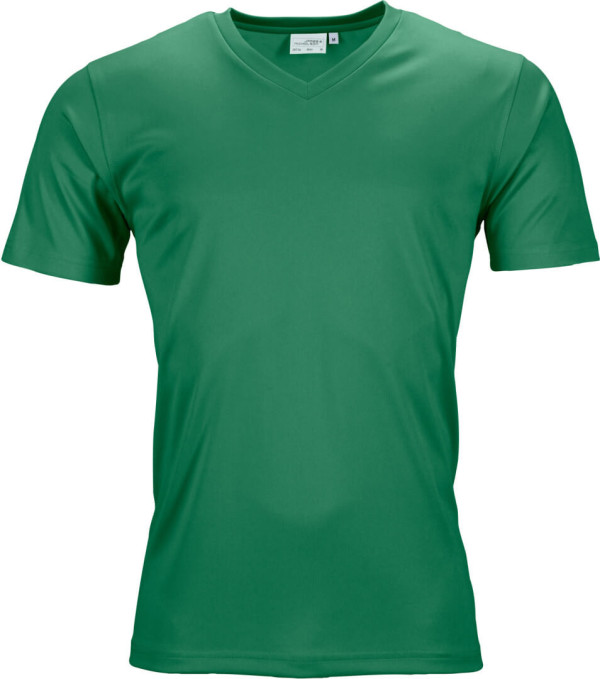 Herren V-Neck Sport T-Shirt