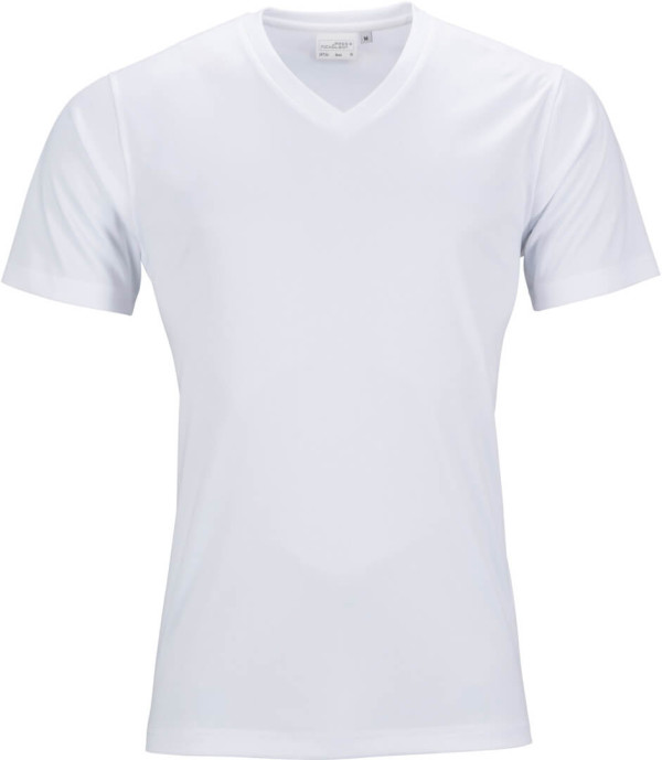 Herren V-Neck Sport T-Shirt
