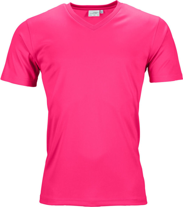 Herren V-Neck Sport T-Shirt