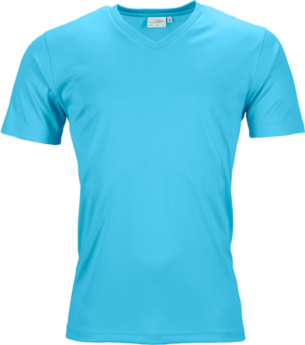 Herren V-Neck Sport T-Shirt