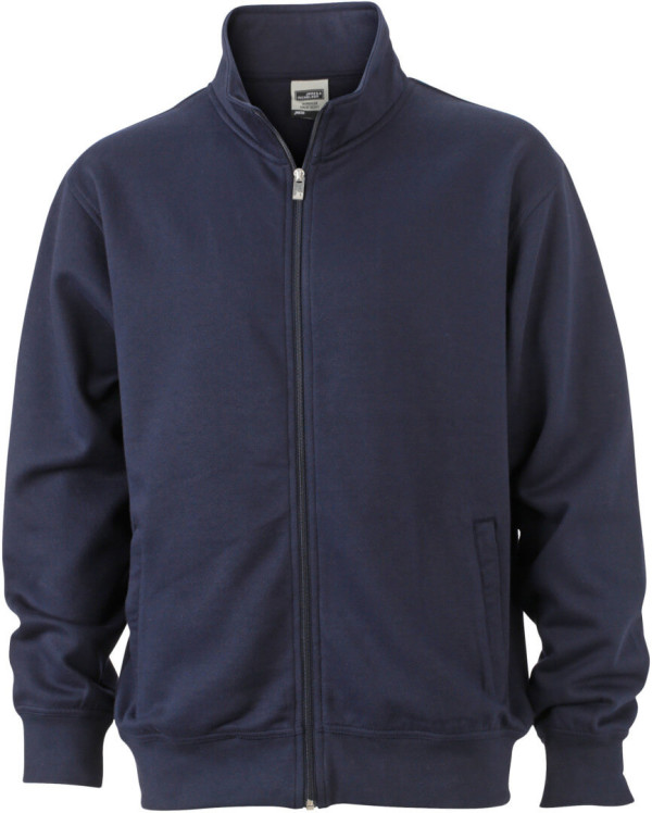 Sweatjacke mit Stehkragen