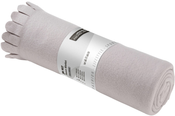 Fleecedecke mit Fransen